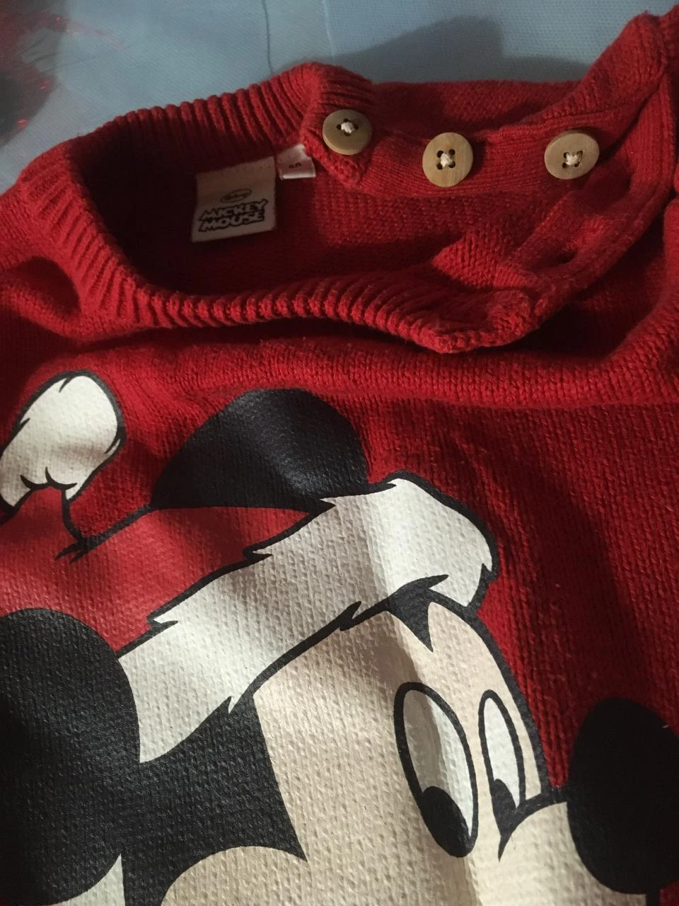 Disney Mickey Kersttrui Maat 5 Jaar + Kerstsokken – photo 3